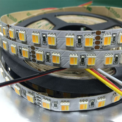 3 Colors in 1 SMD 5050 WWR led strip